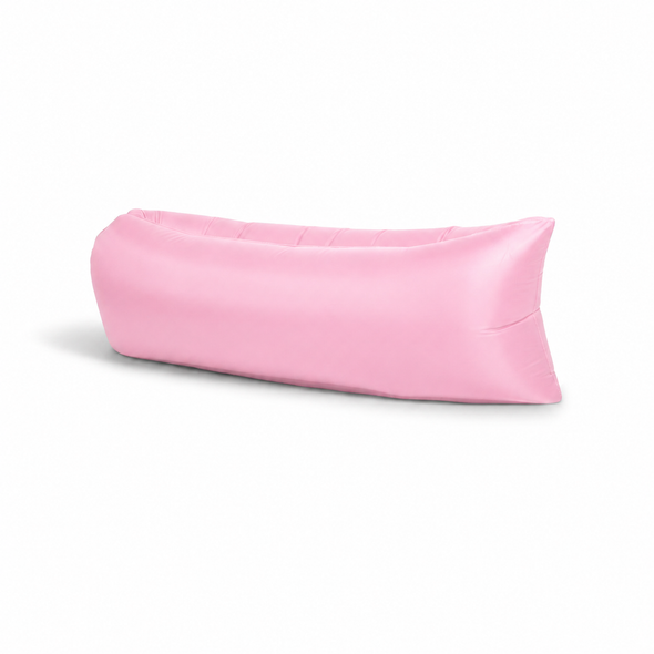 Inflatable Air Lounger - Light Pink Portable Outdoor Sofa | 585-36