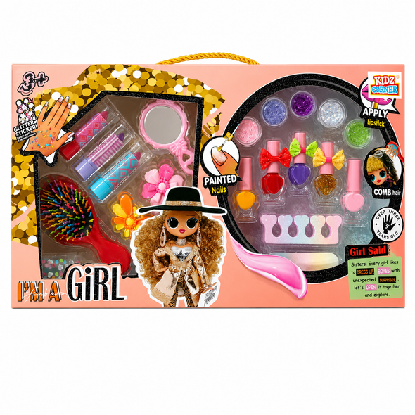 Girl Said Makeup Beauty Set with Accessories C205 pretend beauty play toy for kids