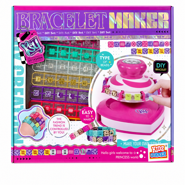 Bracelet Maker DIY Bracelet Making Playset 24 Pieces KSY936 kids jewelry craft set
