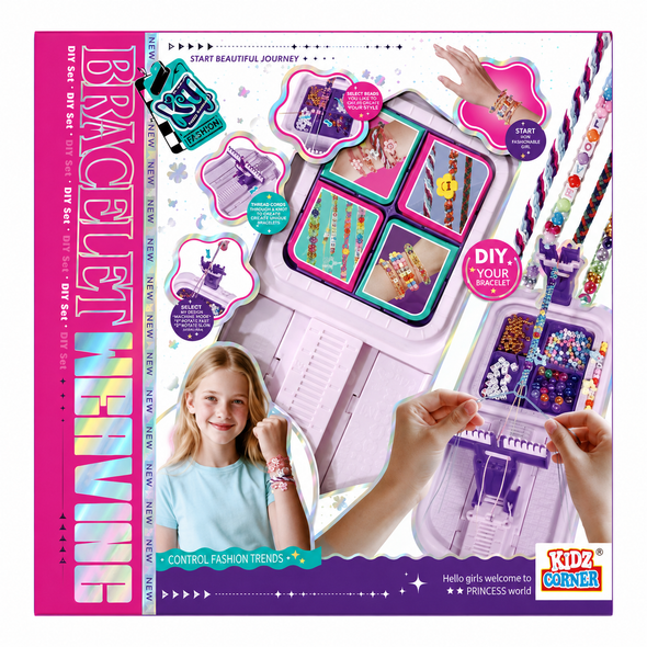 DIY Bracelet Making Playset 20 Pieces KSY980 kids jewelry craft set