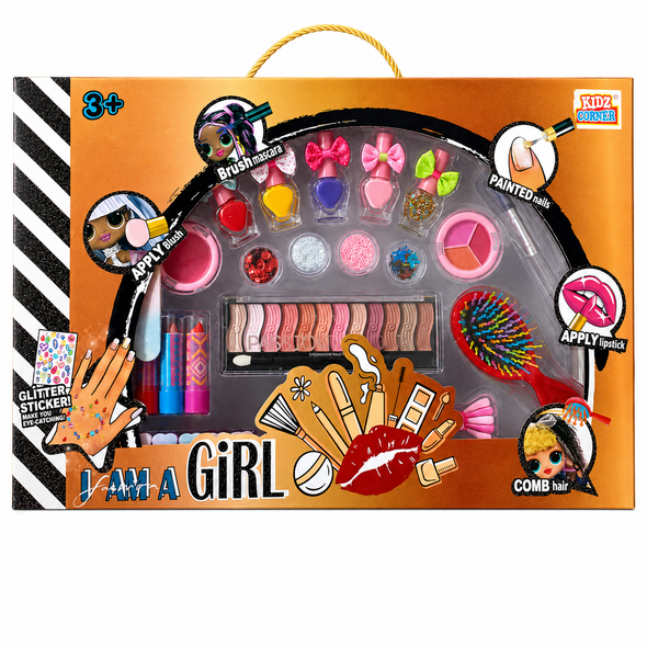 I Am A Girl Makeup Beauty Set with Accessories S400 pretend beauty play toy for kids