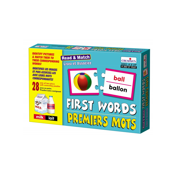 Creative Bilingual Games Read Match First Words 1101/1 educational vocabulary matching game for kids