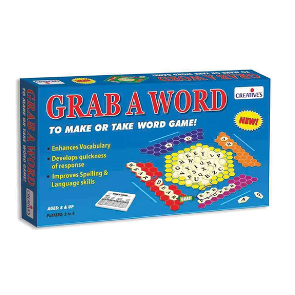 Grab A Word 10 Pieces F0932 0819 educational vocabulary and spelling game for kids