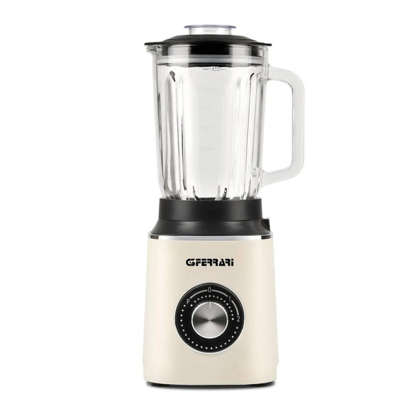 G3 Ferrari Ice Crushing Blender 600W 1.5L Glass Jar White | G20122W