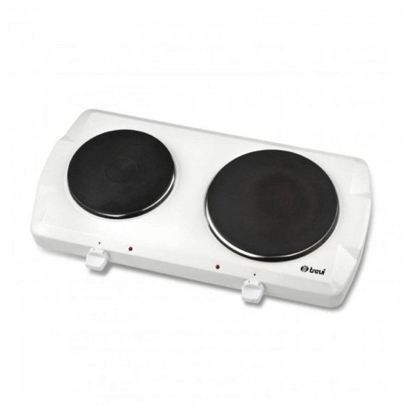 G3 Ferrari Trevi Double Electric Hotplate White | GCL277