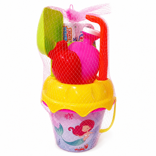 Mermaid Beach Bucket Shovel and Molds 7pcs JJ033