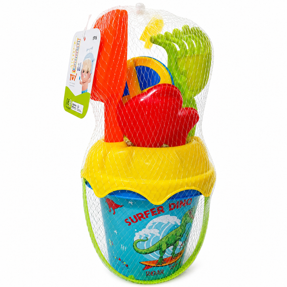 Summer Dinosaur Beach Sand Bucket 7pcs JJ026