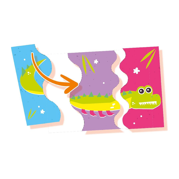 SES Creative Learn to Use Scissors Animal Puzzle 14647