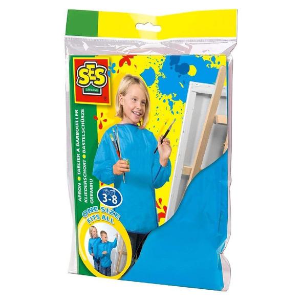 SES Creative Kliederap One Size Blue 14571 kids craft apron