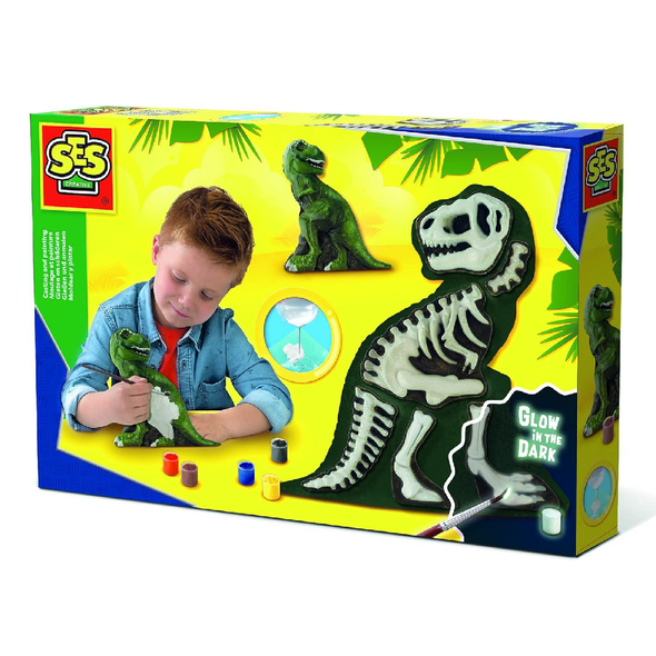 SES Creative Casting and Painting T-Rex with Skeleton Craft Kit 14206