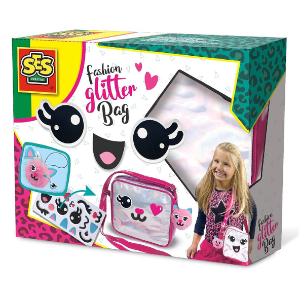 SES Creative Fashion Glitter Bag 14144 kids craft set
