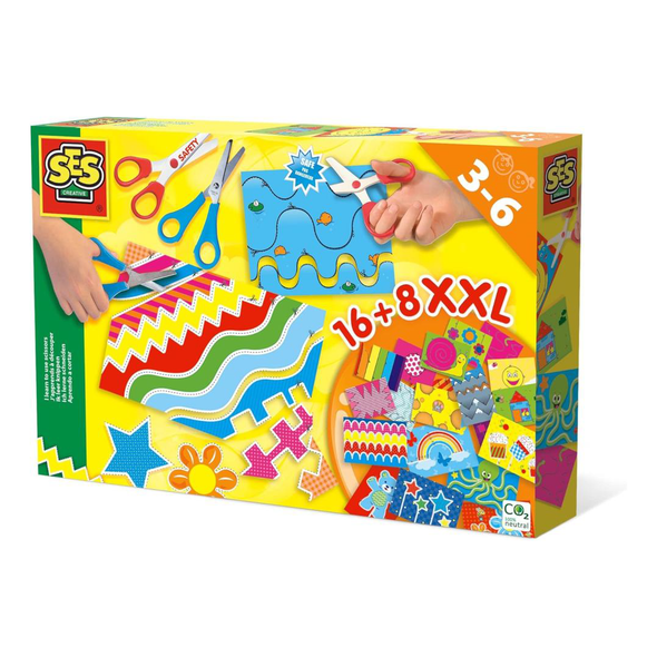 SES Creative Learn to Use Scissors XXL 14828 kids craft set
