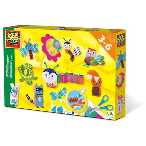 SES Creative Paper Strip Crafts 14648 kids arts and crafts set