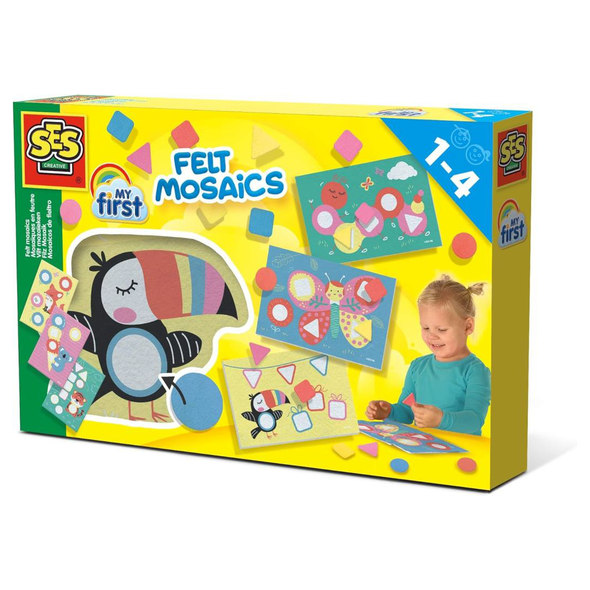 SES Creative My First Felt Mosaics 14458 kids craft set