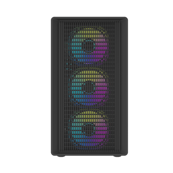 DarkFlash DB460M M-ATX PC Case Black mesh airflow case