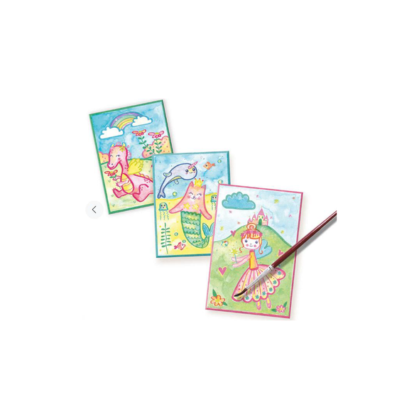 SES Creative Aqualine Glitter Cards 14014 kids craft set
