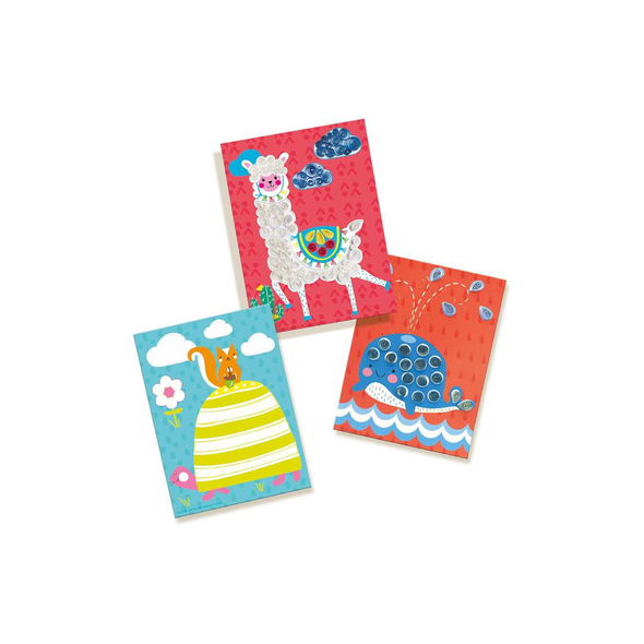 SES Creative Colorful Quilling Sticker Cards 14015 kids craft set
