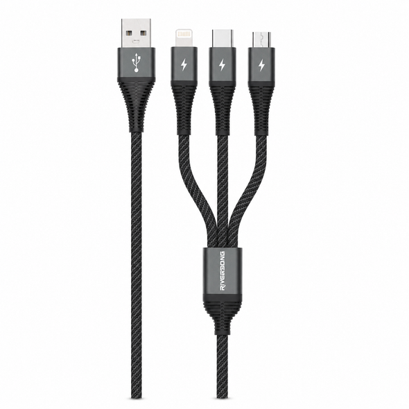 RiverSong Infinity 09 C61 3-in-1 USB-A Charging Cable
