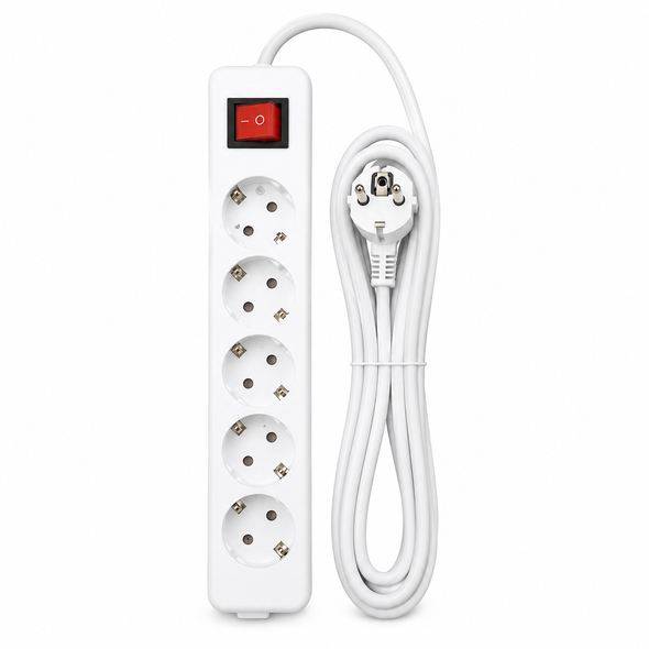 Genex 6-Socket Power Strip with Switch 3m Cable GE-HS6K