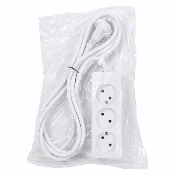 Genex 3-Socket Power Strip 3m Cable GE-HF300-SQ