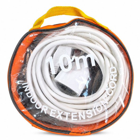 10m Male to Female Indoor Outdoor Extension Cord 10A 250V
