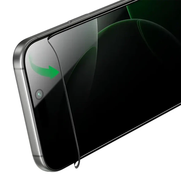 Green Lion 3D PV-Pet Pro Full Curved Glass for iPhone 17 Series - Black | GNDPTPV17PMBK