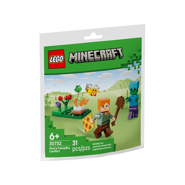 LEGO Alex's Campfire Conflict 30732 Minecraft building set