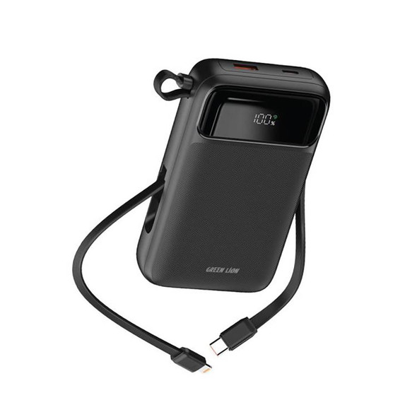 Green Lion Luzern 20000mAh MagSafe Powerbank - Black | GNLEZ20KPBBK