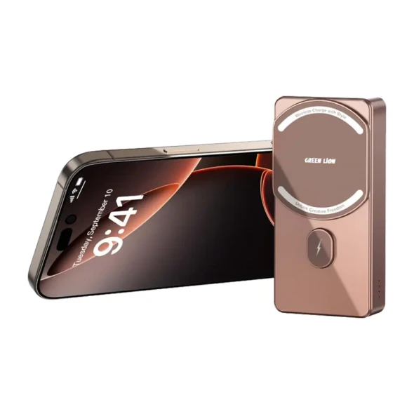 Green Lion Milton 10000mAh Powerbank  - Desert Titanium | GNMTN10KPBDTI