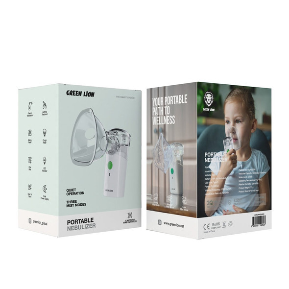 Green Lion Portable Nebulizer - White | GNPORNEBUWH