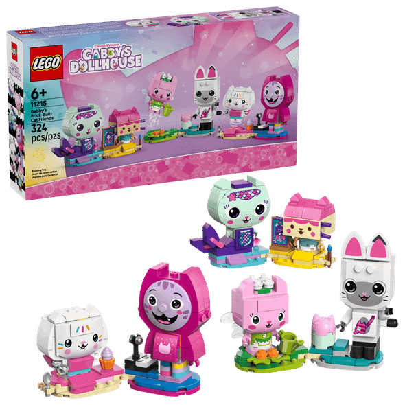 LEGO Gabby's Brick-Built Cat Friends 11215 building set