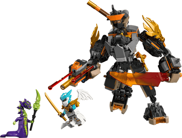 LEGO Cole's Mission Mech and Dragon Zane 71854 NINJAGO building set