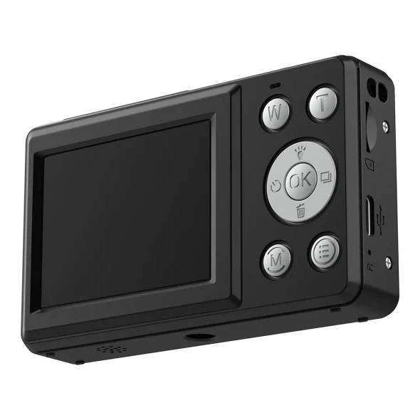 Porodo Lifestyle Dual-Screen Digital Camera - Black | PDETK07BK