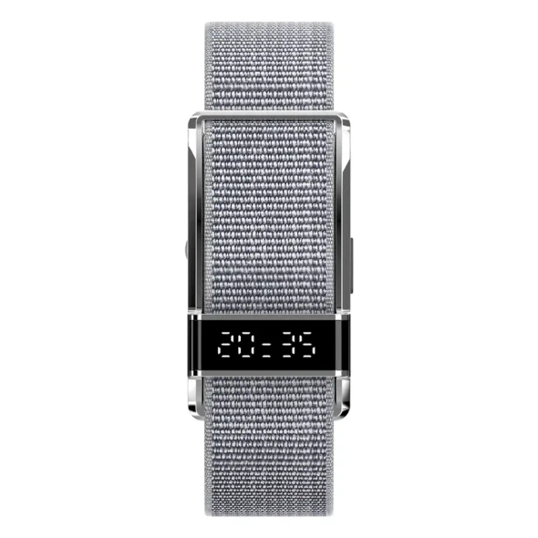 Porodo Trackfit Pro Smart Bracelet Fitness Tracker with Display App - Silver | PDS18SL