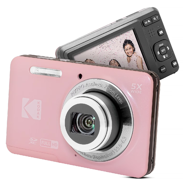 Kodak PIXPRO FZ55 Digital Camera Pink compact point and shoot camera