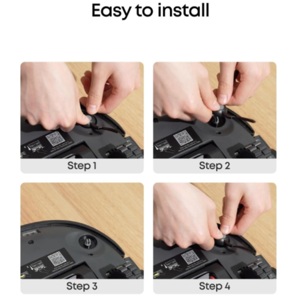 Eufy Side Brushes for S/E Series Compatible with E25/ E28/S1 Pro/S1 - 2 Pairs | T29B8011