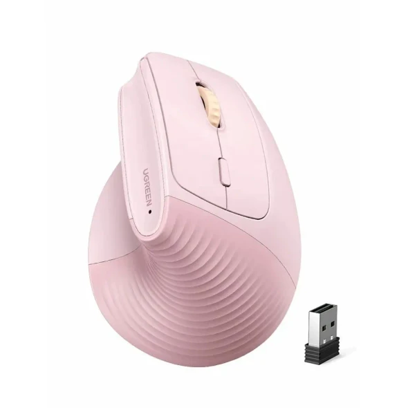 UGREEN M571P Ergonomic Vertical Silent Mouse Bluetooth & 2.4GHz 4000 DPI | 65666