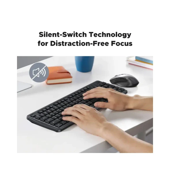 UGREEN K331 Wireless English/Arabic Keyboard Ultra-Quiet Spill-Resistant | 65734