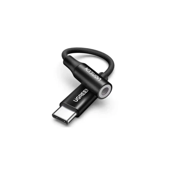 UGREEN AV161 USB-C Male to 3.5mm Female Audio Adapter 24bit/96kHz HiFi DAC | 50631