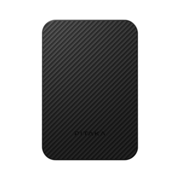 PITAKA Aramid Fiber Magnetic Power Bank - Black/Grey-Twill | PBQ2401