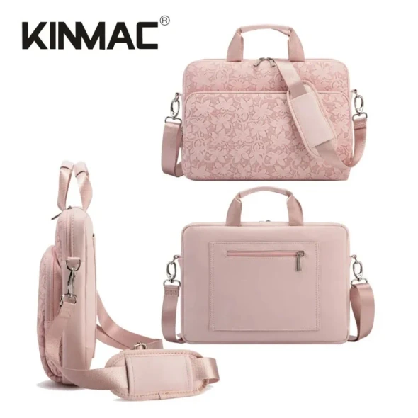 Kinmac 360° Shockproof Embossed Leather Laptop Case Cloud Flower KMC472-73