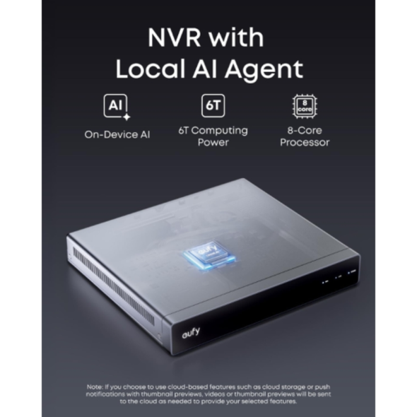 Eufy Network Video Recorder S4 for Home Security Cameras | T8N00341