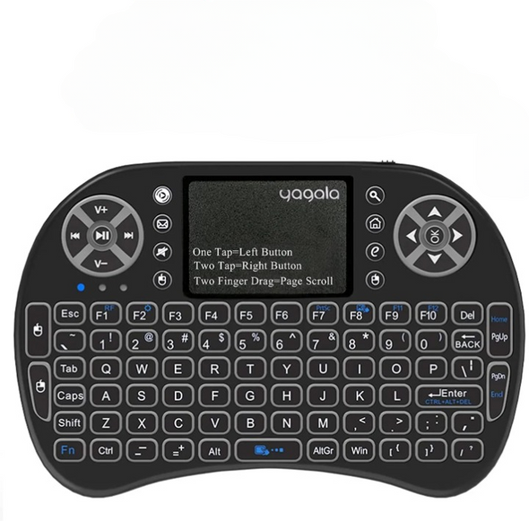 Backlit Mini Keyboard With Touchpad Mouse 2.4GHz For PC | Laptop | Smart TV | Android | TV Box