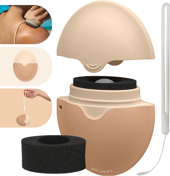 Roll On Sunscreen Applicator refillable skincare tool
