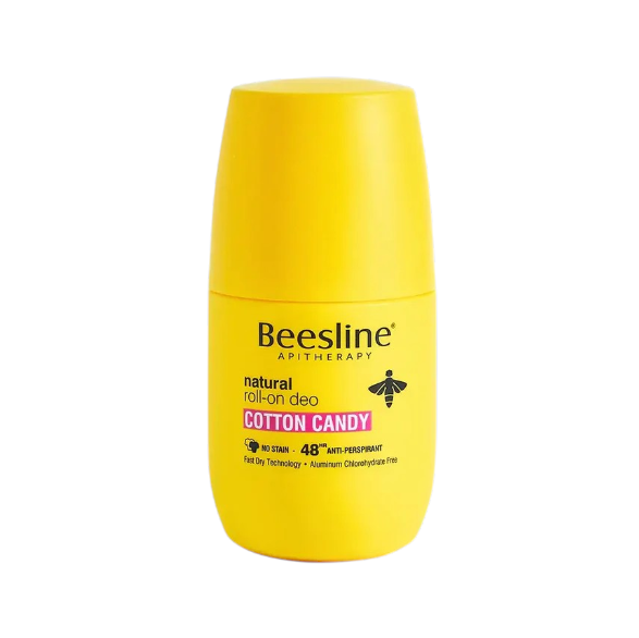 Beesline Natural Roll-On Deo - Cotton Candy 50ml