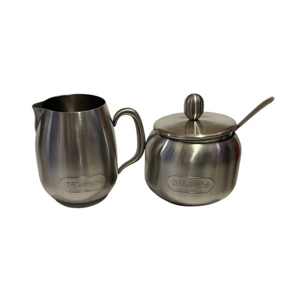 DeLonghi Milk Jug, Sugar Bowl & Spoon Set | DKEX-A1SX005