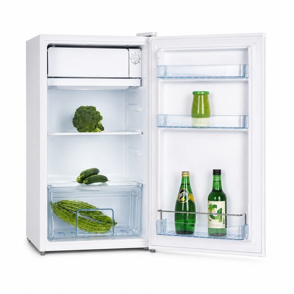 Carillo 5ft Single Door Fridge Silver | CRCRL90R2