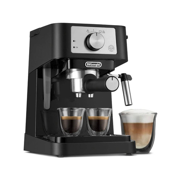 DeLonghi Stilosa Pump Espresso Coffee Machine Black | EC260BK