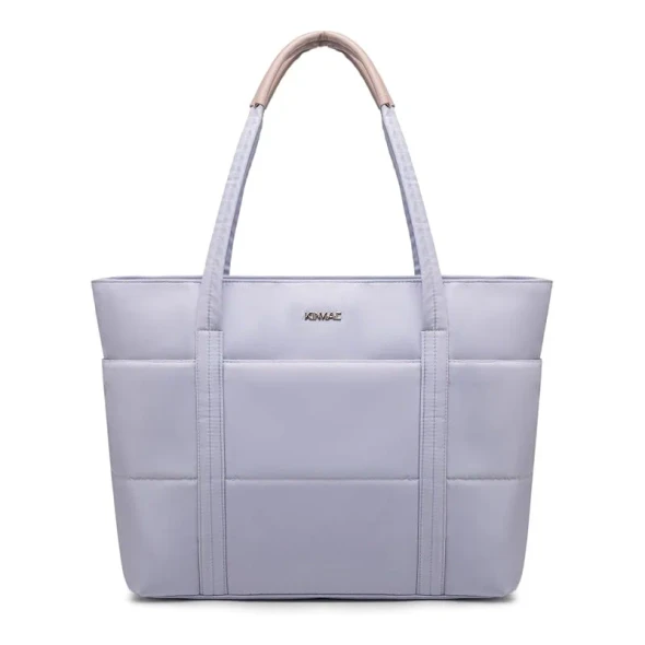 KINMAC Women’s 15.6 Inch Laptop Tote Bag Purple KMC485 Waterproof Designer Fabric Business Organizer