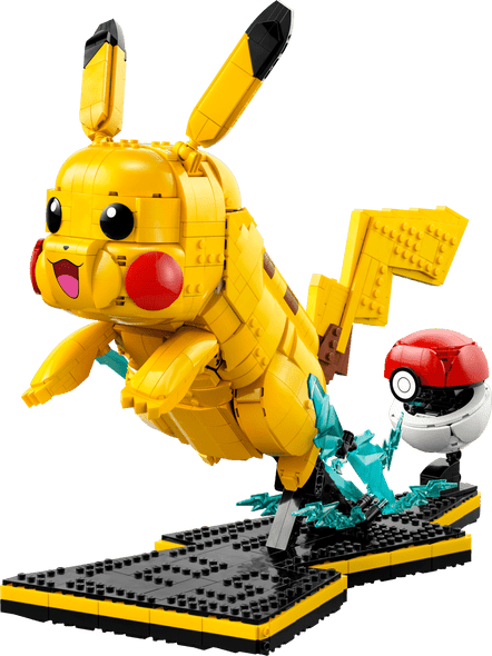 LEGO Pokémon Pikachu and Poké Ball Building Set 72152 2050 Pieces Collectible Display Model